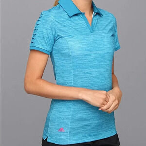 Adidas Puremotion Pleates  Sleeve Polo Tee, size XL